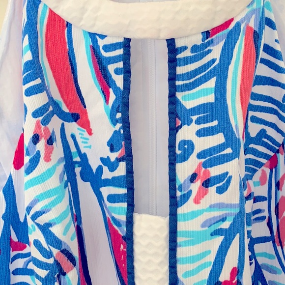 Lilly Pulitzer scoop neck dress blue size 2 - Picture 4 of 6